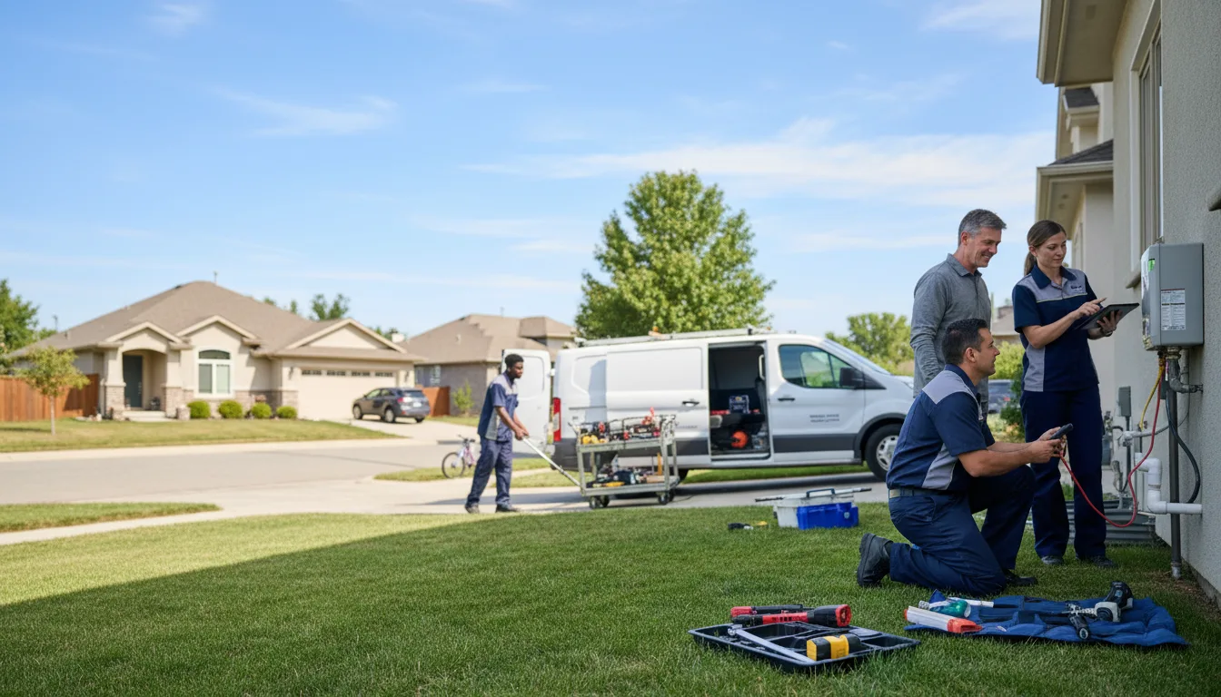 Tankless water heater service in Exton, PA